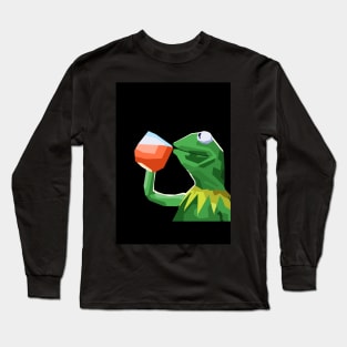 Kermit Memes Pop Art Long Sleeve T-Shirt